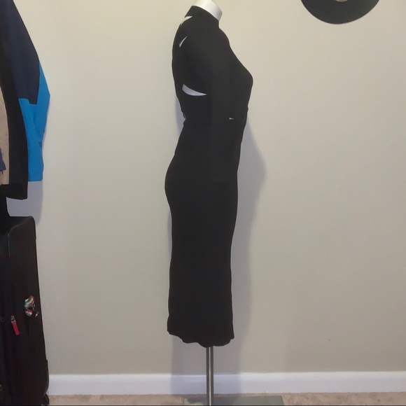 RACHEL ROY BLACK BANDAGE BACK DRESS SIZE L NWT - Picture 5 of 10